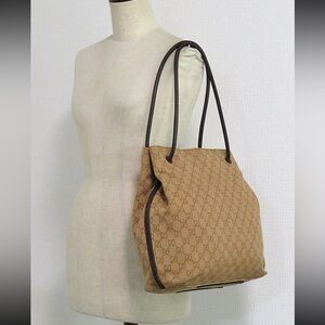 GUCCI GG 🌟SOLD🌟canvas and leather tote